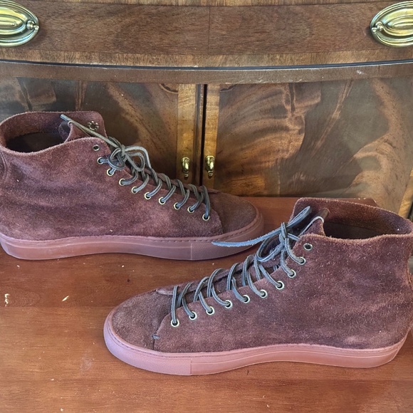 Buttero Tanino Suede Leather Sneakers - Picture 5 of 7